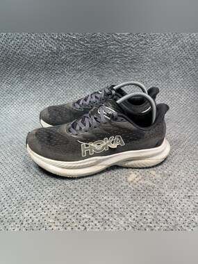 Hoka One One Mach 6 Wide Black Running Shoes Size 9 Women’s